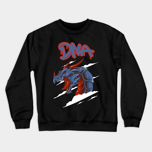 DNA #128 Crewneck Sweatshirt by DNA Tees